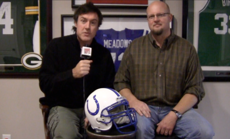 Adam Ritz with Adam Meadows of the Colts