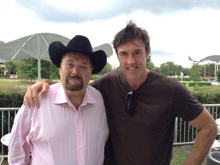 Adam Ritz with WWE Jim Ross