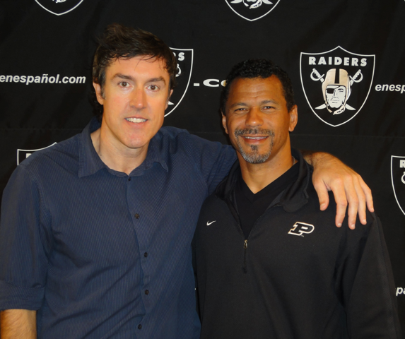 Adam with Rod Woodson